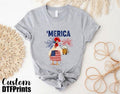 Merica Tshirt, 4th Of July Chicken Shirt, Patriotic Animals Shirt, Independence Day Celebration Gift Shirt For Beer...
