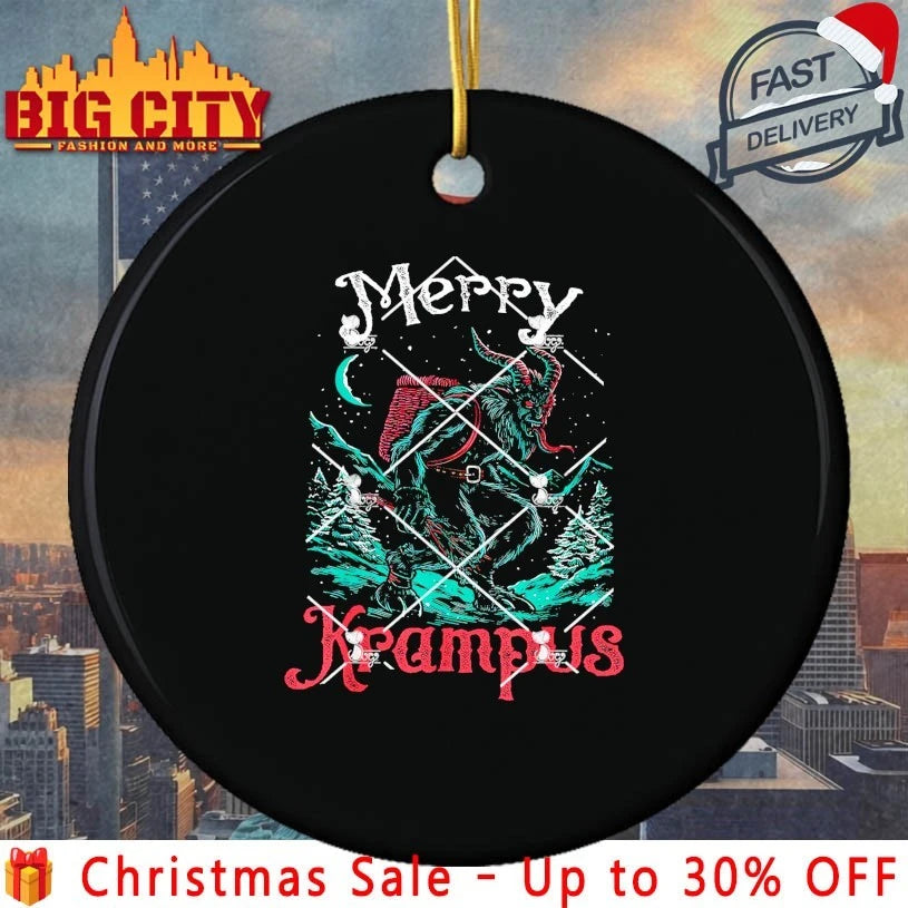 Merry Christmas Krampus Festive Horror Xmas shirt
