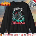 Merry Christmas Krampus Festive Horror Xmas shirt