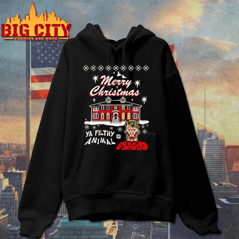 Merry Christmas Ya Filthy Animal ugly christmas shirt