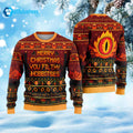 Merry Christmas You Filthy Hobbitses Ugly Christmas Sweater