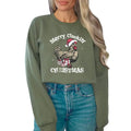 Merry Clucking Christmas Crewneck Sweatshirt | Funny Holiday Chicken Graphic | Festive Farmhouse Style | Unisex | Perfect...