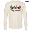 Merry WOOFmas Long Sleeve Comfort Colors T-Shirt 'NLB' Hoodie, Sweatshirt | PureTeeCo.com