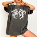 Metal Toxic - Comfort Colors Tee PRINTED FONT Punk Rock Alternative Streetwear Tshirt Hoodie, Sweatshirt | PureTeeCo.com