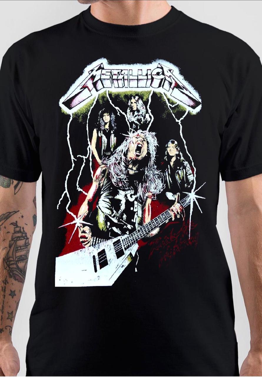 Metallica Black T-Shirt Style005 Hoodie, Sweatshirt | PureTeeCo.com