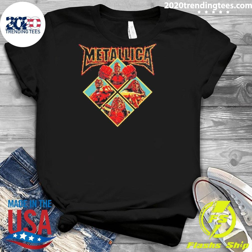 Metallica M72 World Tour 2026 Skeleton Diamond Shirt