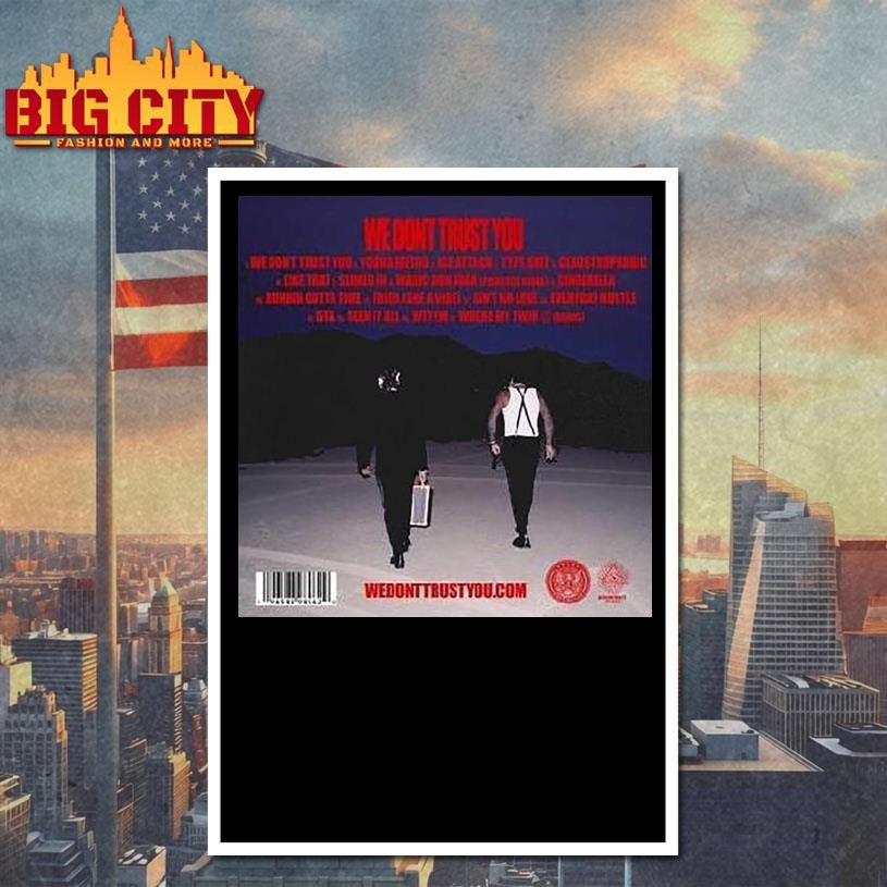Metro Boomin And Future We Don’t Trust You Tracklist Shirt