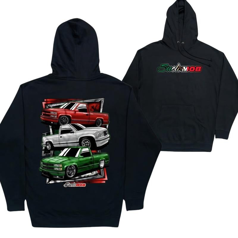Mexico Pickup Truck Hoodie 2.0, Men's Car Lover Hoodie, Automotive Graphic Hoodie, Casual Apparel for Car Enthusiasts...