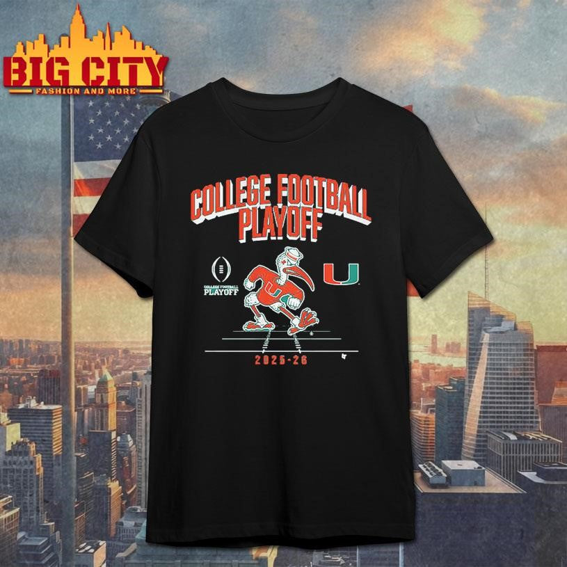 Miami Football 2025 CFP Mascot Shirt