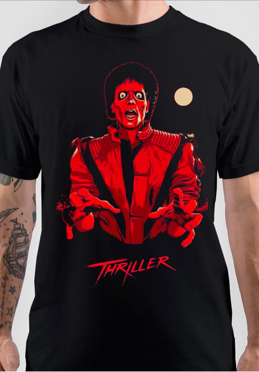 Michael Jackson Thiriller Art T-Shirt Hoodie, Sweatshirt | PureTeeCo.com