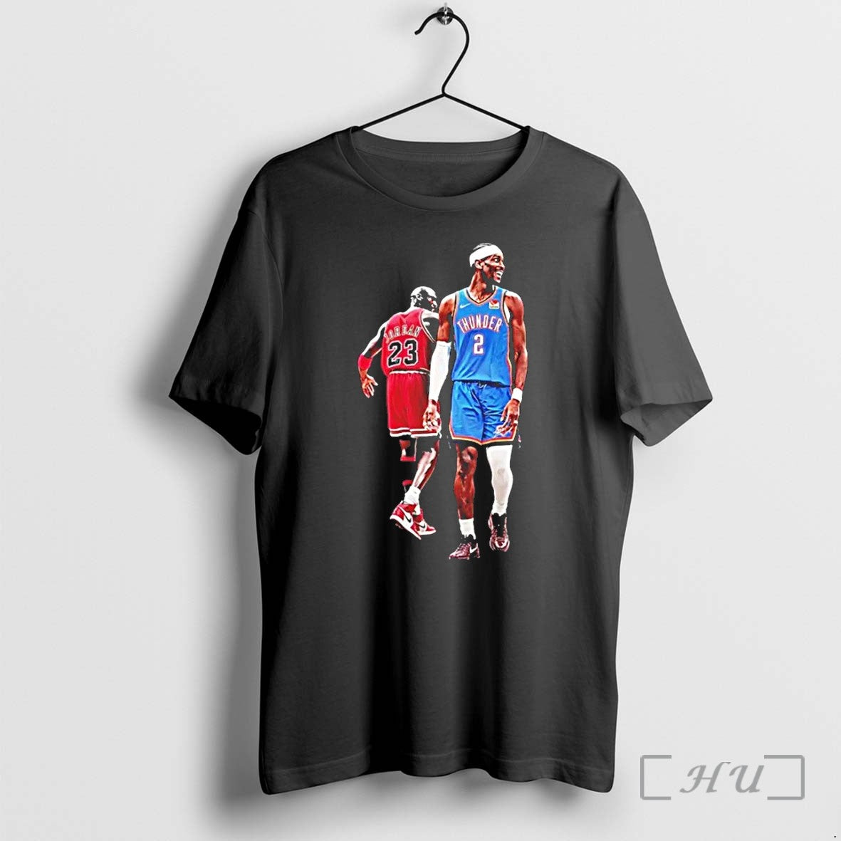 Michael Jordan And Shai Gilgeous Alexander Goad To Back Tshirts Sweater