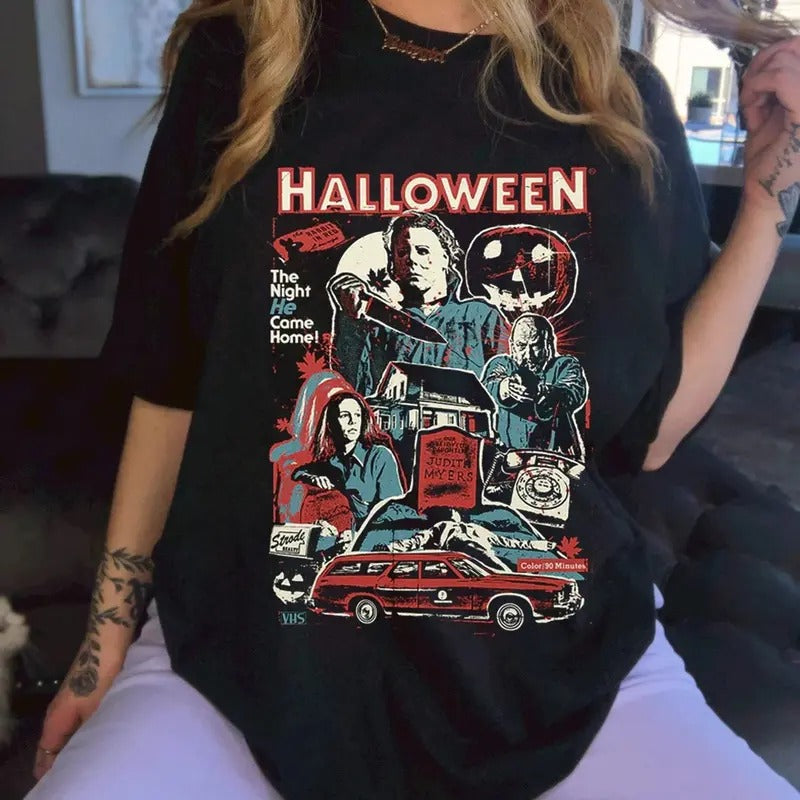Michael Myers Halloween The Night He Came Home T Shirt Hoodie, Sweatshirt | PureTeeCo.com