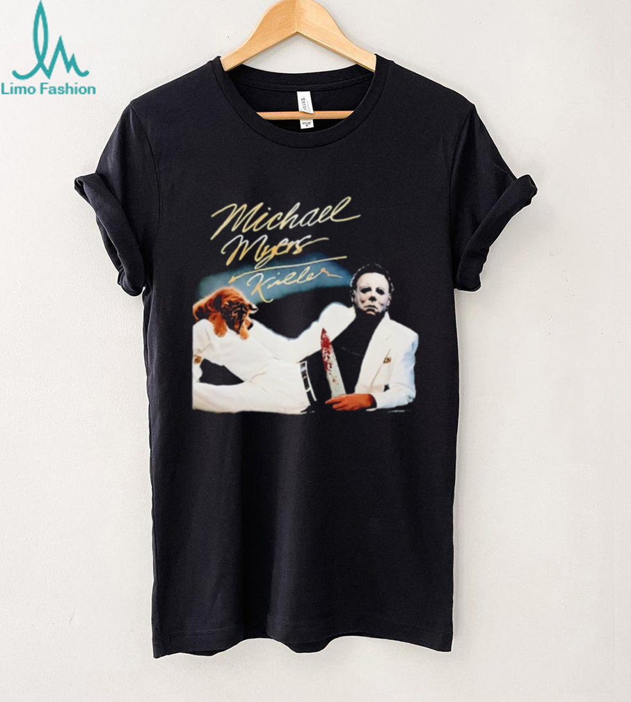 Michael Myers and tiger Halloween 2026 signature shirt