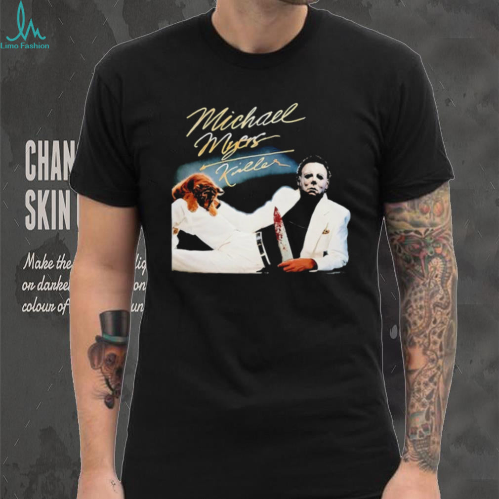 Michael Myers and tiger Halloween 2026 signature shirt