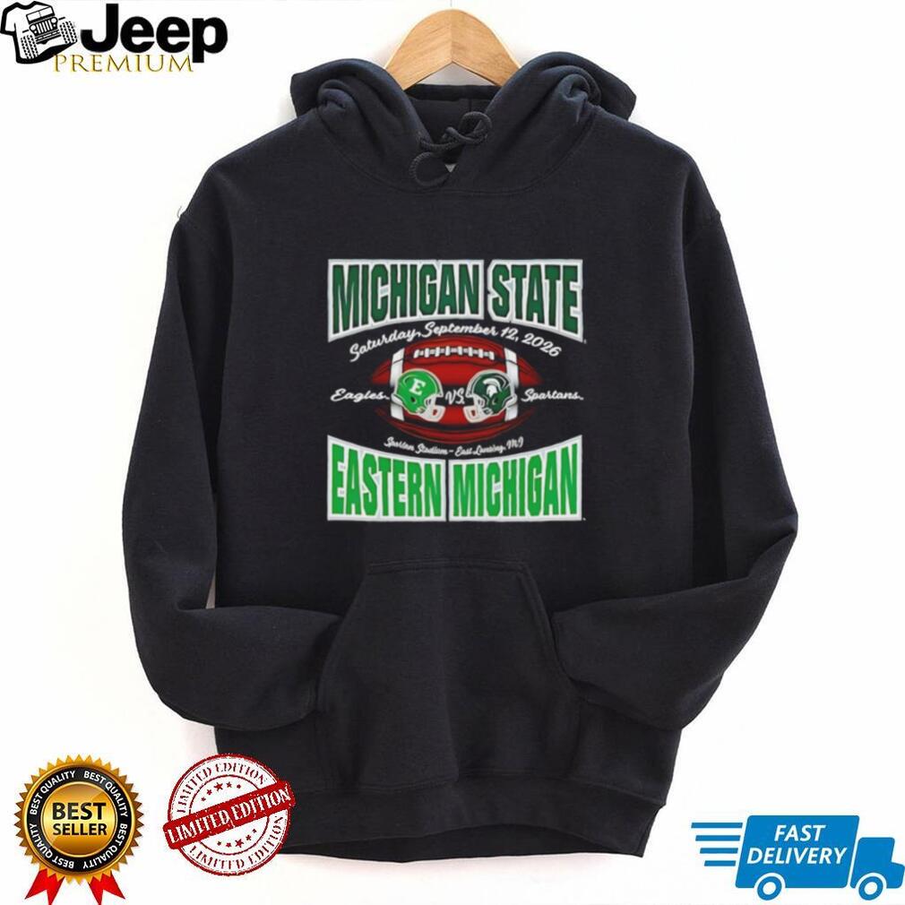 Michigan State Eastern Michigan September 12 2026 shirt