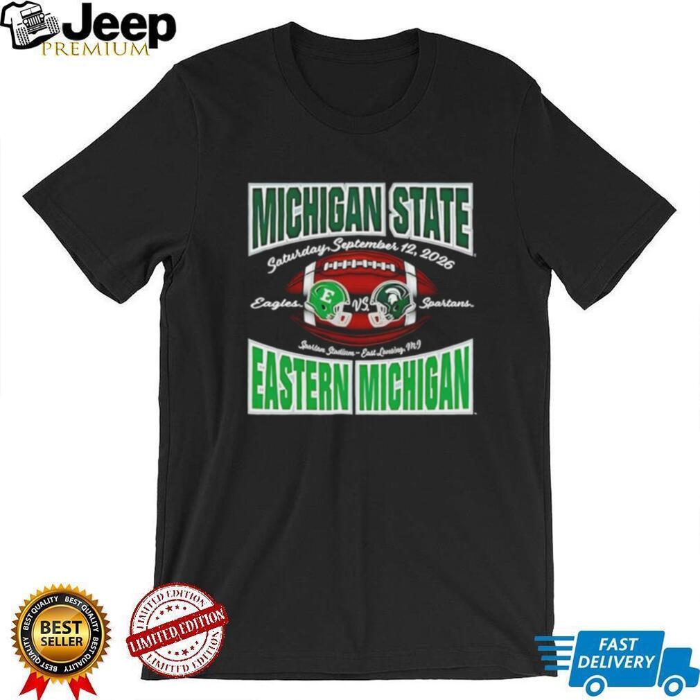 Michigan State Eastern Michigan September 12 2026 shirt