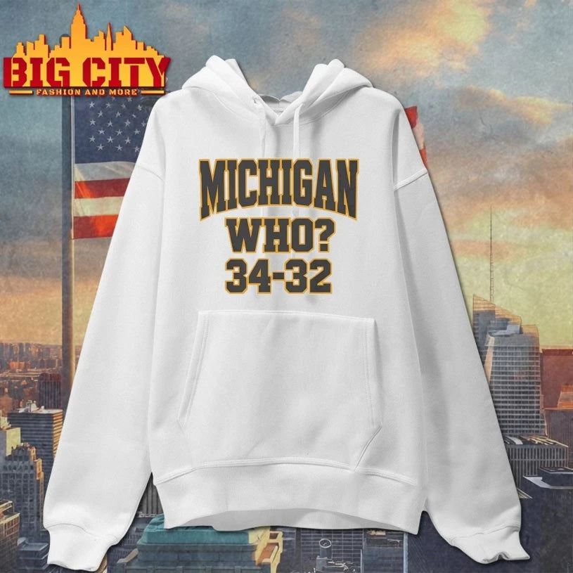 Michigan Who 34 32 shirt