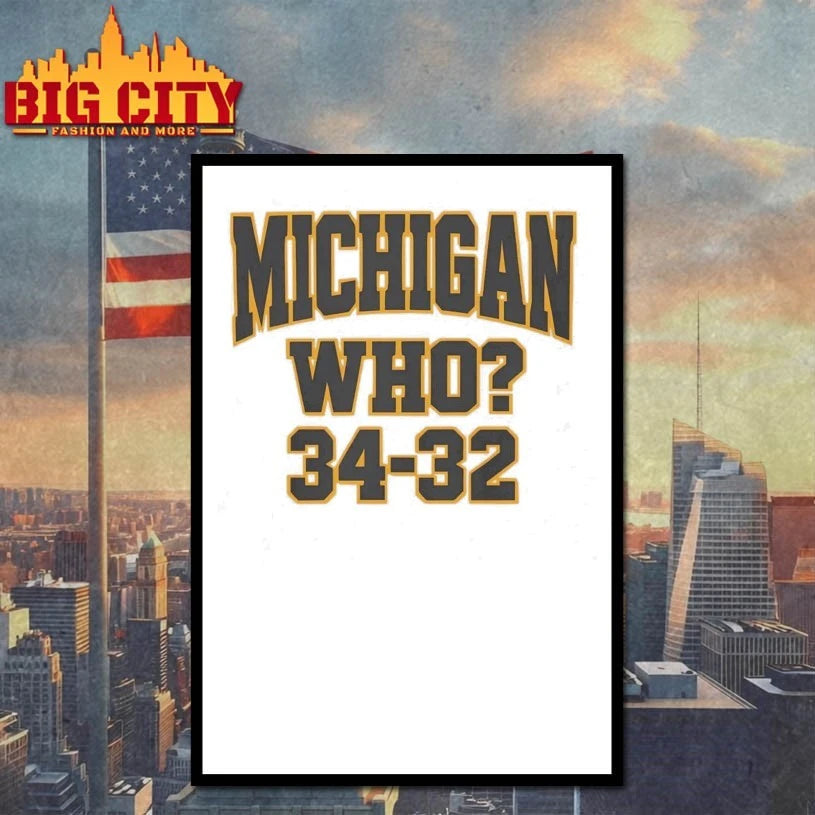 Michigan Who 34 32 shirt