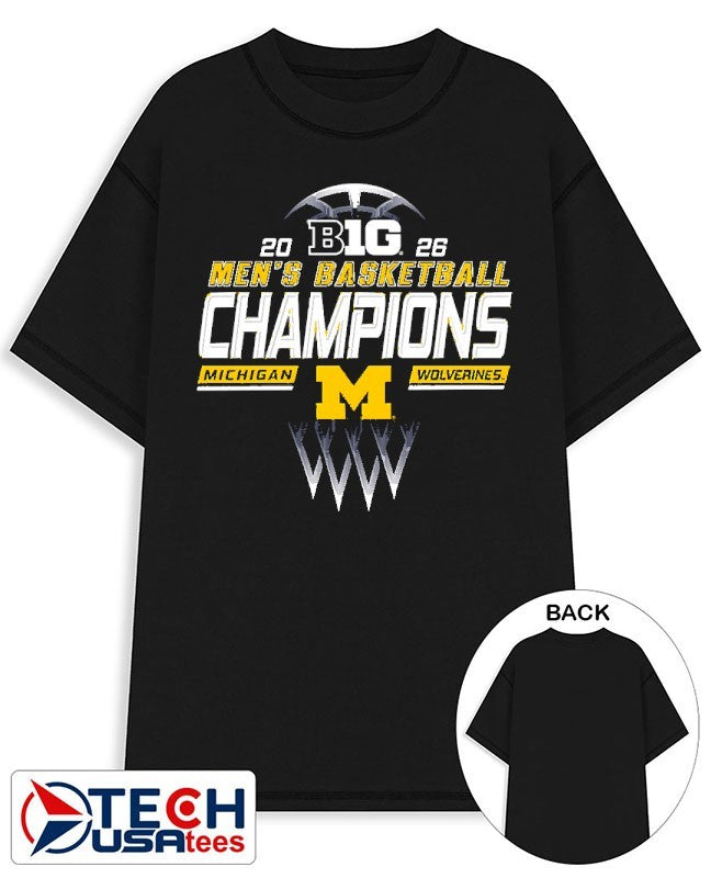 Michigan Wolverines 2026 Big Ten Men’s Basketball Regular Season Champions shirt