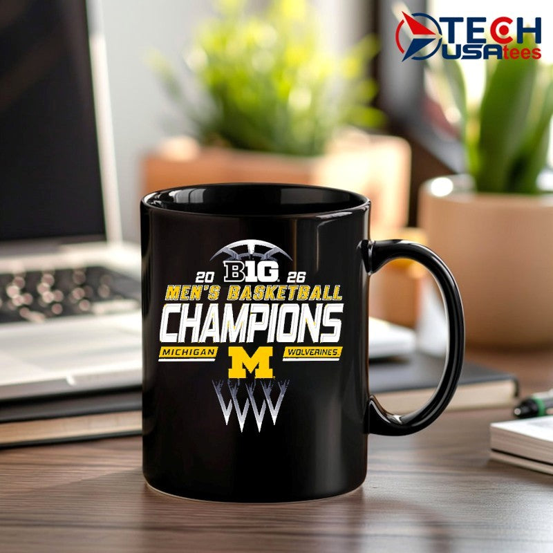 Michigan Wolverines 2026 Big Ten Men’s Basketball Regular Season Champions shirt
