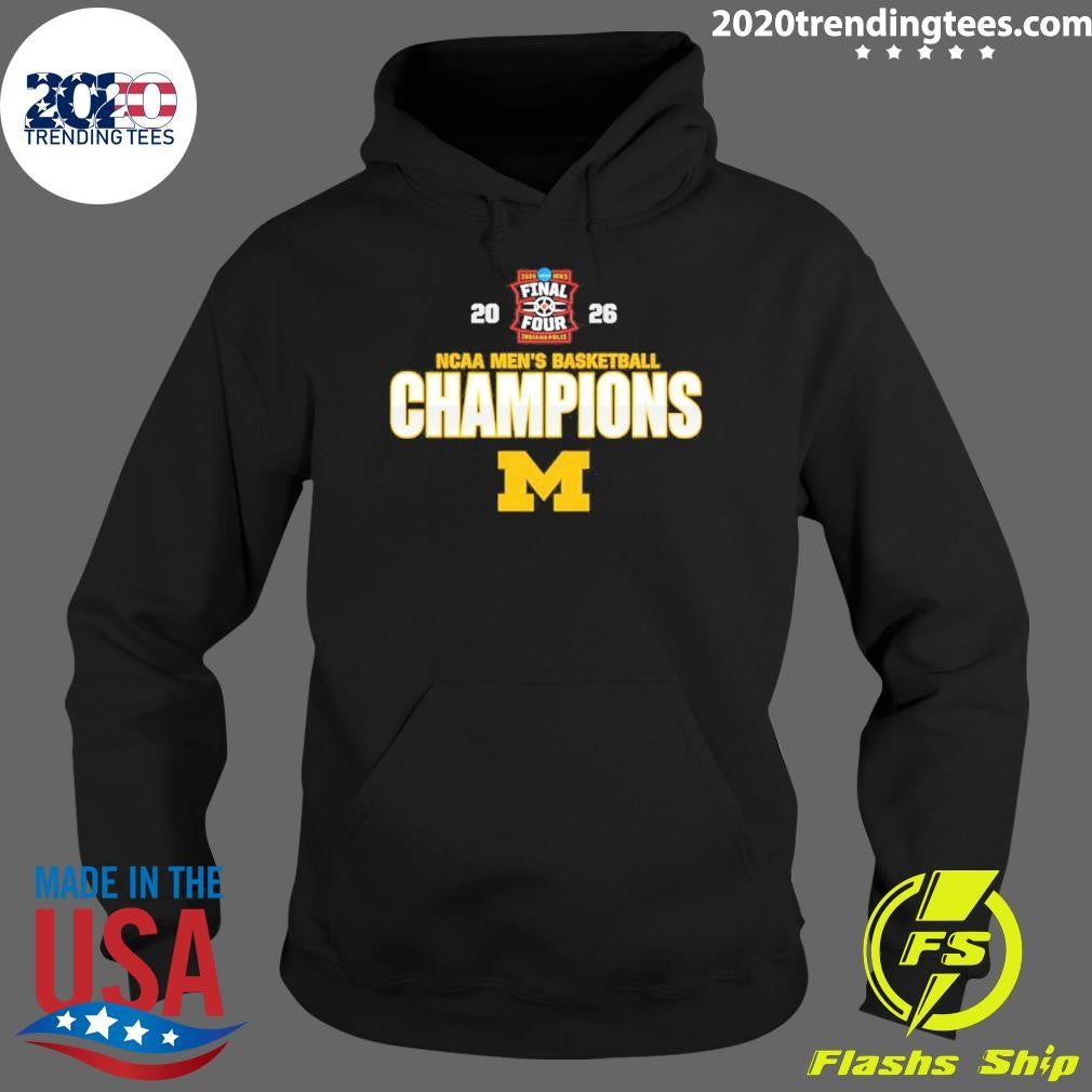 Michigan Wolverines 2026 Ncaa Men’s Basketball Champions Indianapolis Shirt