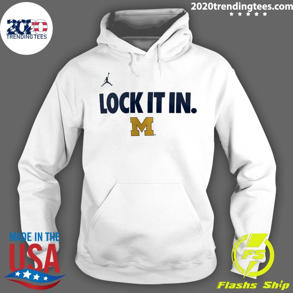 Michigan Wolverines Lock It In 2026 On-court Bench Shirt