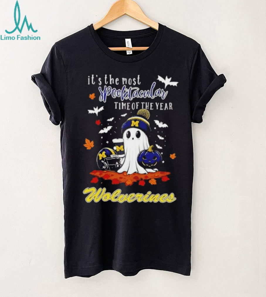 Michigan Wolverines NCAA Halloween Ghost 2026 It’s the most spooktacular time of the year T Shirt