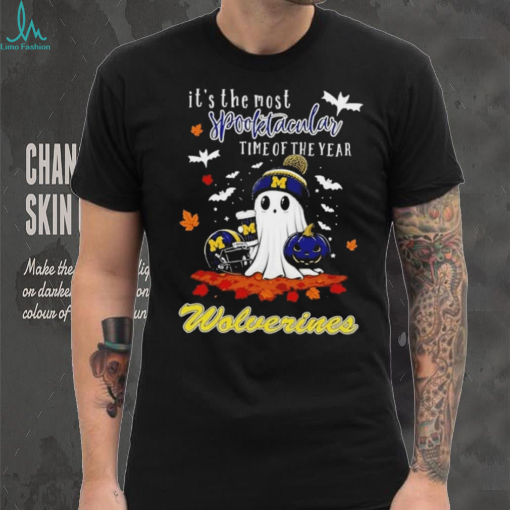 Michigan Wolverines NCAA Halloween Ghost 2026 It’s the most spooktacular time of the year T Shirt