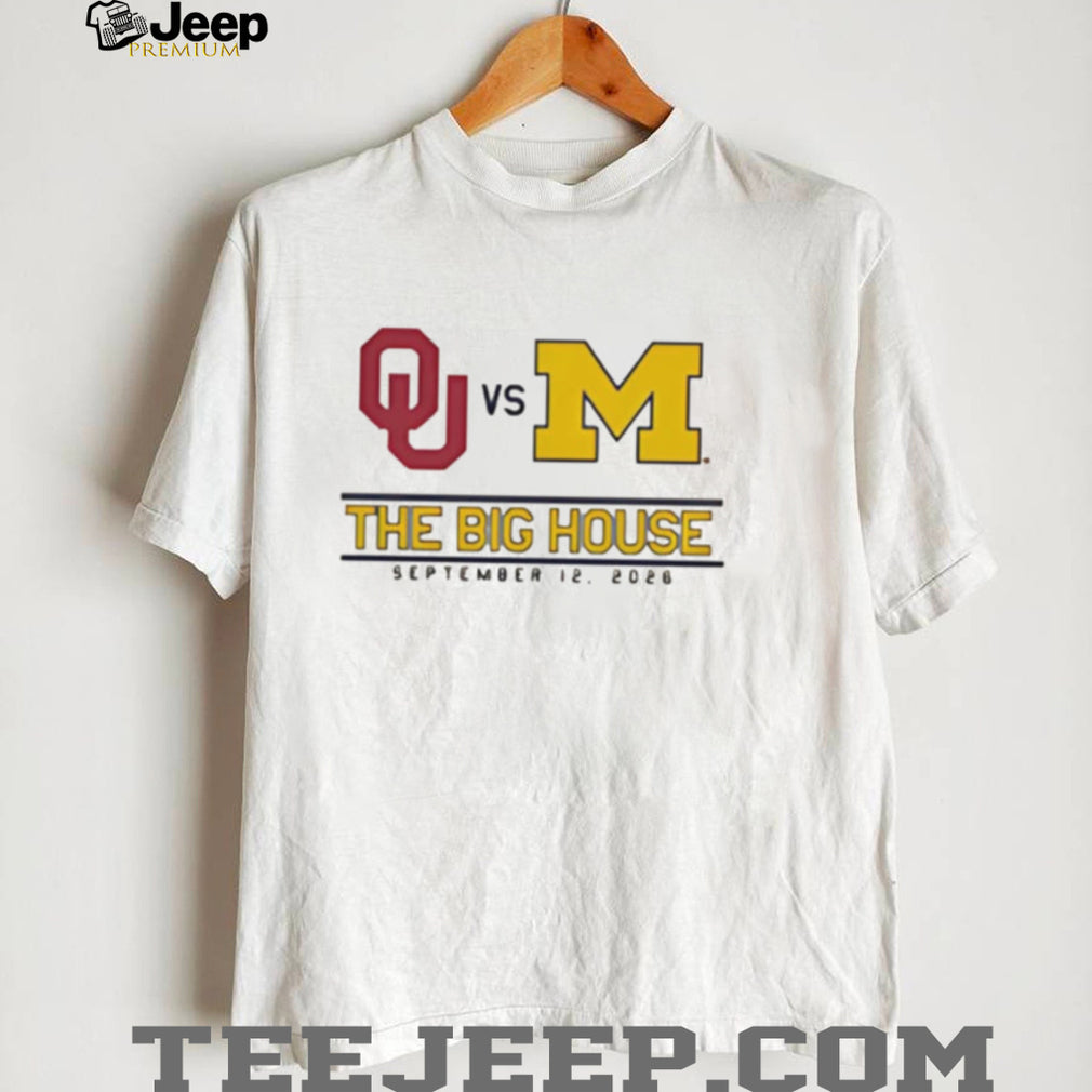 Michigan Wolverines vs Oklahoma Sooners The Big House 2026 shirt