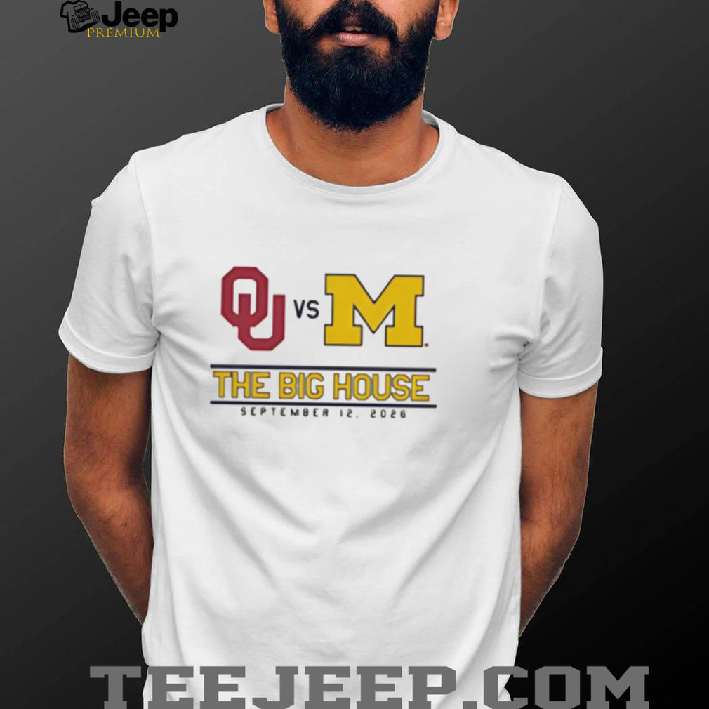 Michigan Wolverines vs Oklahoma Sooners The Big House 2026 shirt