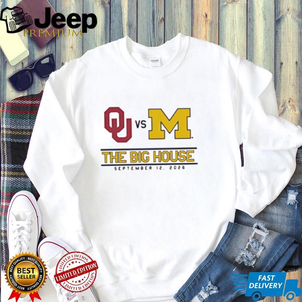 Michigan Wolverines vs Oklahoma Sooners The Big House 2026 shirt