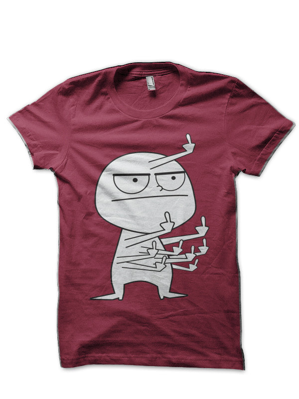 Middle Finger Maniac T-Shirt Hoodie, Sweatshirt | PureTeeCo.com