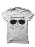 Cat Middle Finge IDGAF Sunglasses Kitten Party T-Shirt Hoodie, Sweatshirt | PureTeeCo.com