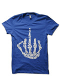 Middle Finger Middlefinger Skull Skulls Bones T-Shirt Hoodie, Sweatshirt | PureTeeCo.com