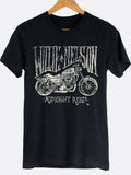 Midnight Rider Graphic Tee Hoodie, Sweatshirt | PureTeeCo.com (Image 1)