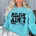 Milfin' Ain't Easy Screen Print Transfer Ready To Press Ready To Ship Cute Easy Transfers Trendy T-Shirts, Hoodie, Sweatshirt