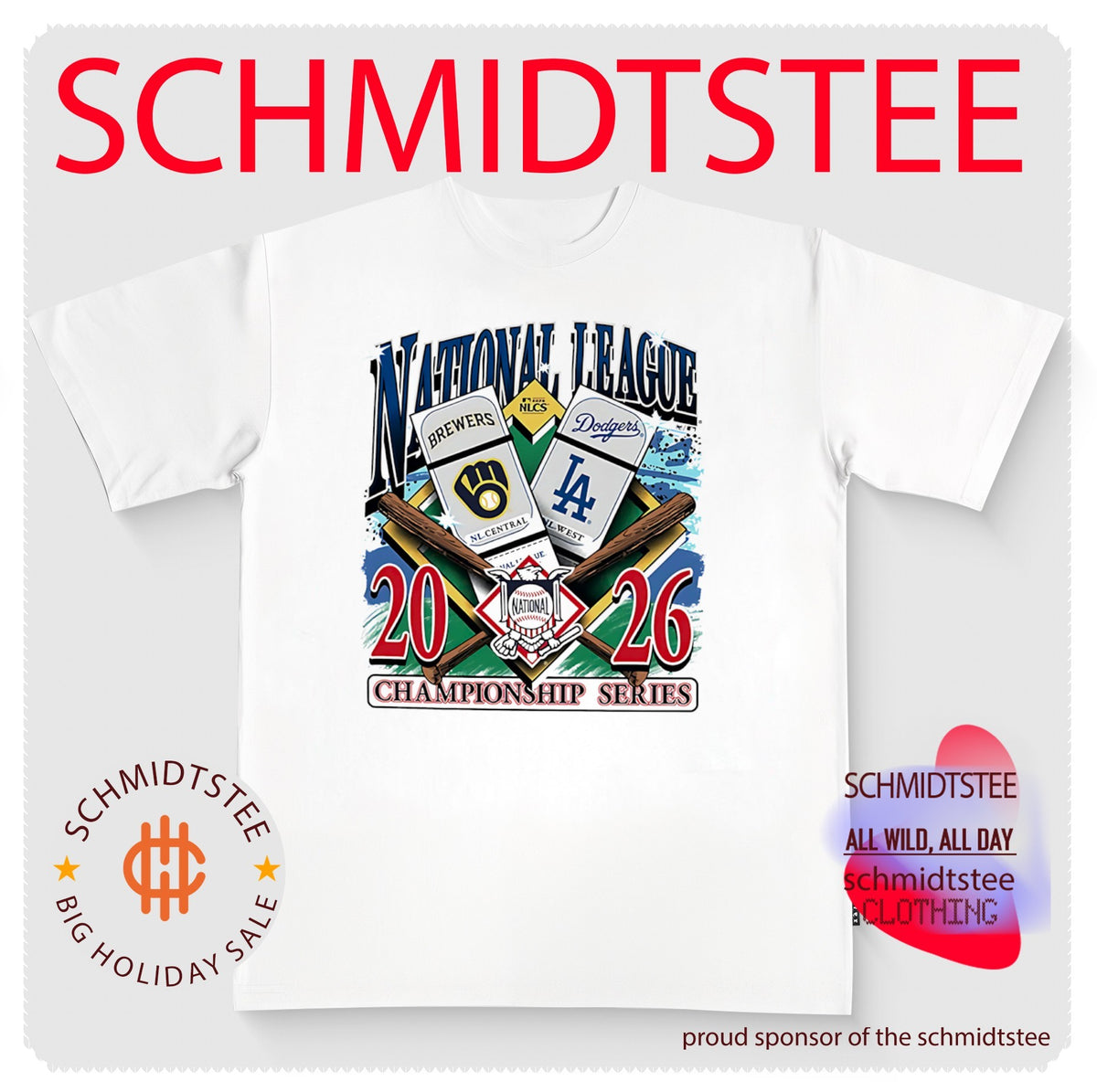 Milwaukee Brewers vs Los Angeles Dodgers 2026 NLCS Match Up tickets shirt