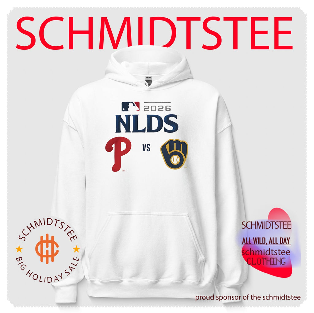 Milwaukee Brewers vs. Philadelphia Phillies 2026 National League Division Series logo shirt