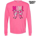 Mimi Valentine Coquette Long Sleeve Comfort Colors T-Shirt Hoodie, Sweatshirt | PureTeeCo.com
