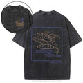 [ Mineral Wash ] Fish & Loaves Christian Washed TShirt Jesus Graphic Washed Style Shirt Hoodie, Sweatshirt | PureTeeCo.com