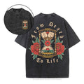 [ Mineral Wash ] From Death To Life Christian Washed TShirt Jesus Graphic Washed Style Shirt Hoodie, Sweatshirt