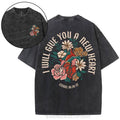 [ Mineral Wash ] I Will Give You A New Heart Christian Washed Shirt Jesus Graphic Washed Style Shirt Hoodie, Sweatshirt