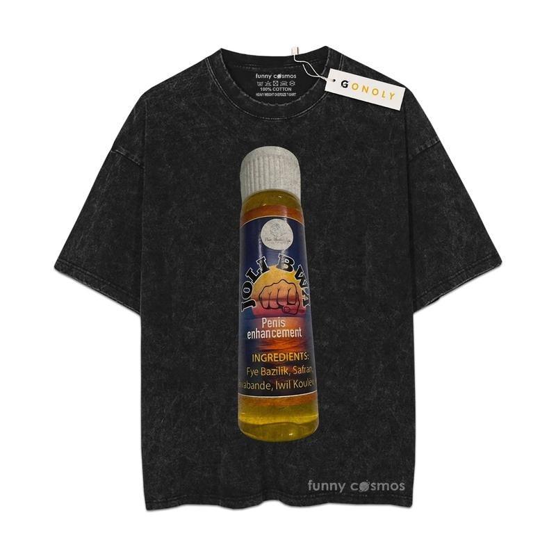 [ Mineral Wash ] Joli Bwa TShirt Bel Bwa, For Men Gifts, Graphic Washed Style Shirt