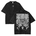 [ Mineral Wash ] Jujutsu Kaisen Anime Washed Oversize TShirt Mahito Domain Expansion Anime Tee, Menswear, Anime Lover Top...