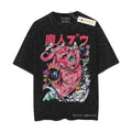[ Mineral Wash ] KidBuu Fan Anime Shirt, Graphic Washed Style Shirt Hoodie, Sweatshirt | PureTeeCo.com