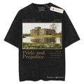 [ Mineral Wash ] Pride And Prejudice Mr. Darcy And Elizabeth Bennet For Fans Lover Book, Bookish, Graphic Washed Style...