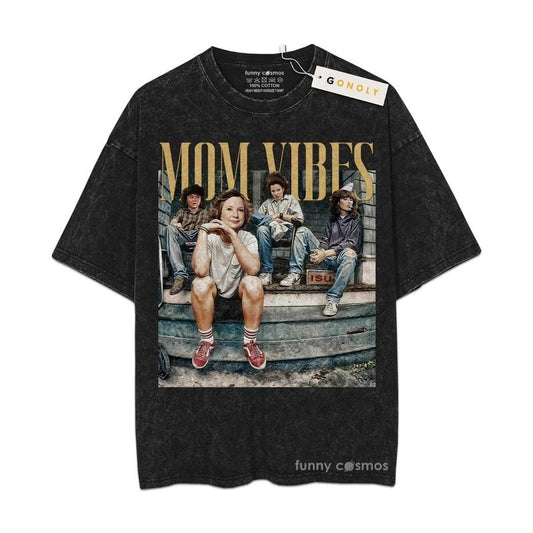 [ Mineral Wash ] Retro Mom Vibes That 70's Show Graphic Washed Style Shirt