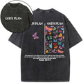 [ Mineral Wash ] Your Plan And Gods Plan Christian Washed TShirt Jesus Graphic Washed Style Shirt Hoodie, Sweatshirt