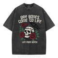 [Mineral Wash Shirt] Dry Bones Come To Life Christian Washed Shirt Jesus Graphic Style Shirt Crewneck Casual Hoodie,...