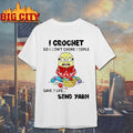 Minions Christmas I Crochet So I Don’t Choke People Save A Life Send Yarn shirt